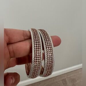 Rose gold bangles new size 2:8